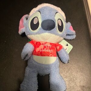 Disney stitch stuffed animal new tag blue color approximately 11 inches tall